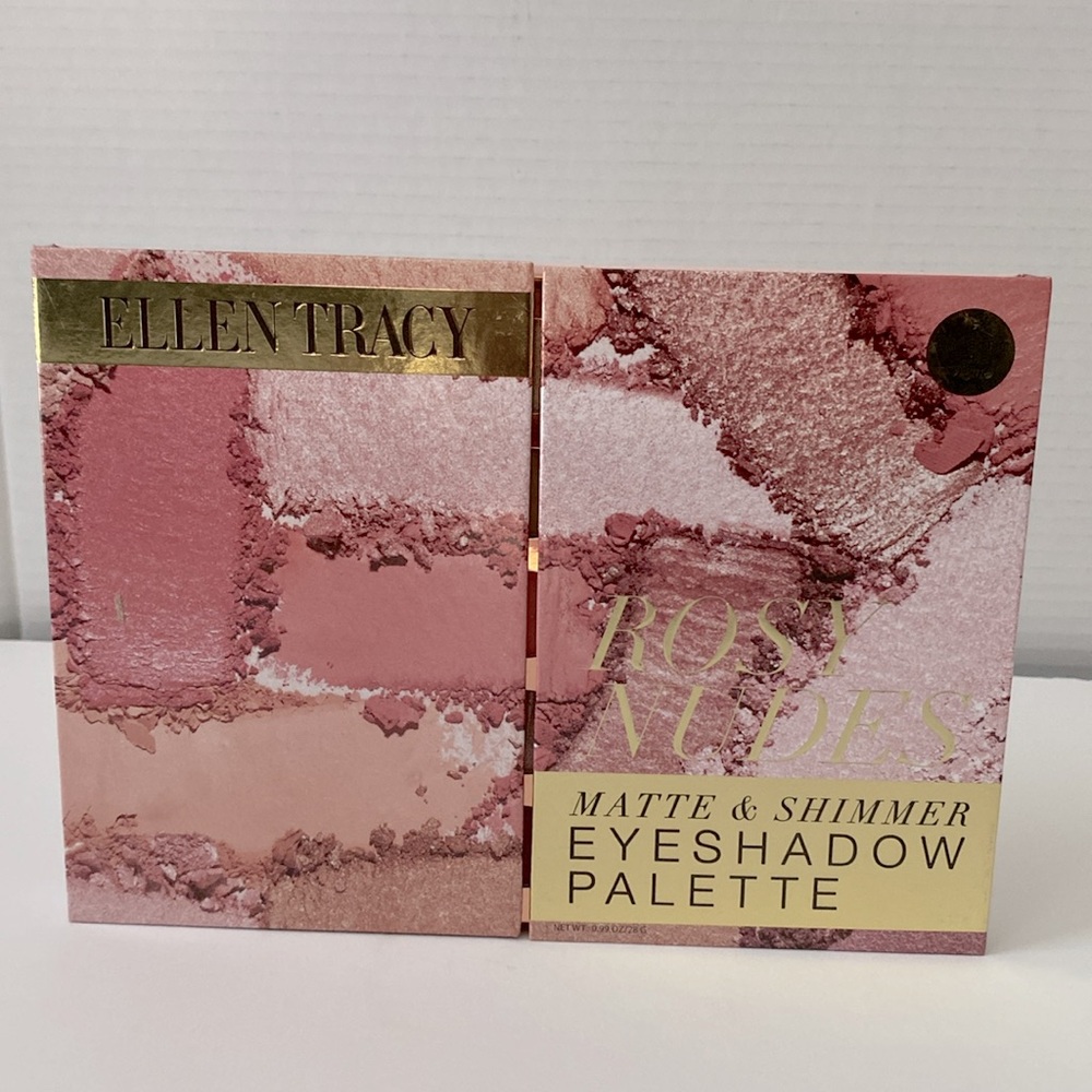 ✨🌿 Ellen Tracy Rosy Nudes Eyeshadow Palette – 35 Matte & Shimmer Shades - Picture 2 of 6